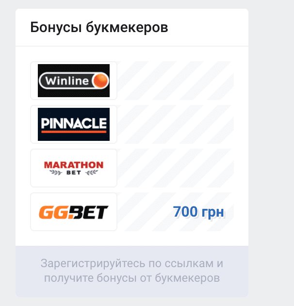 Реклама БК Vprognoze.ru (Впрогнозе)