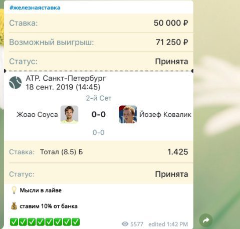 Статистика канала Железная ставка