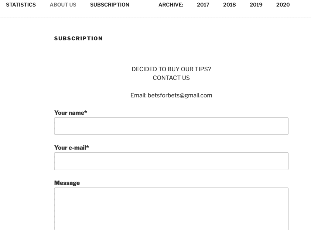 Обратная связь на сайте Betsforbets.com(Бет Фор Бет)