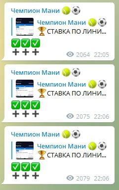 Статистика прогнозов на спорт от Чемпион Мани