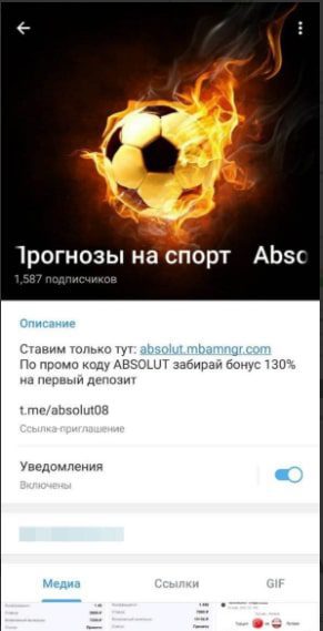 Телеграм-канал Absolut