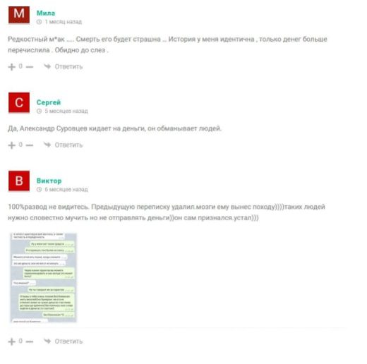 Александр Суровцев Раздача денег - отзывы