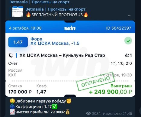 Каппер Betmania - статистика проходимости