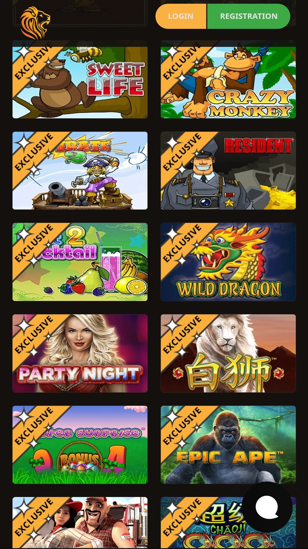 Онлайн-казино leoslots - слоты