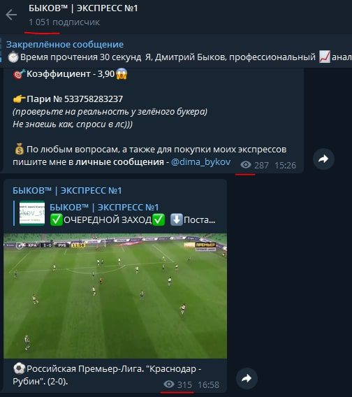 Быков Экспресс №1 в Телеграм