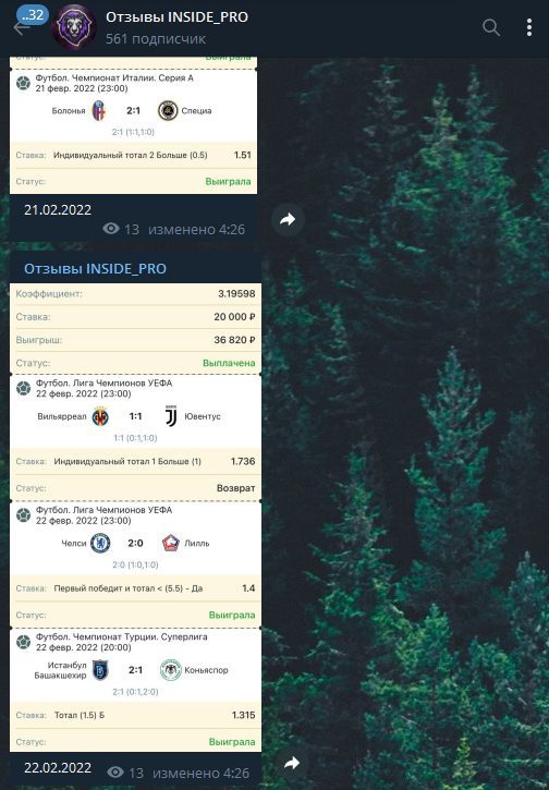 INSIDE PRO в Телеграмм