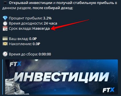 FTX Робот - инвестиции