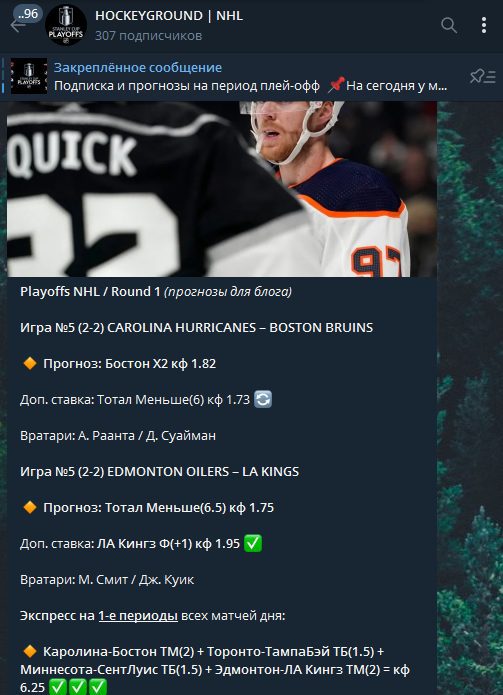 HOCKEYGROUND в Телеграмм