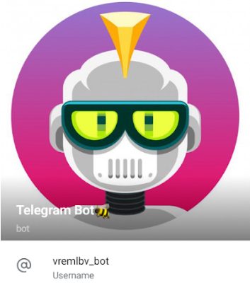 Vremlbv bot в Телеграмм