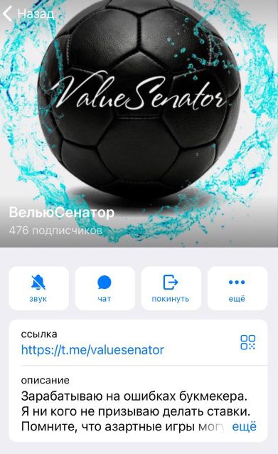 ВельюСенатор в Телеграмме