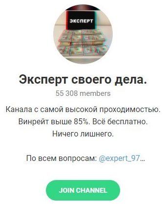 Эксперт своего дела в Телеграмме