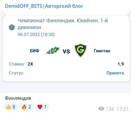 DemidOFF BETS - ставки на спорт
