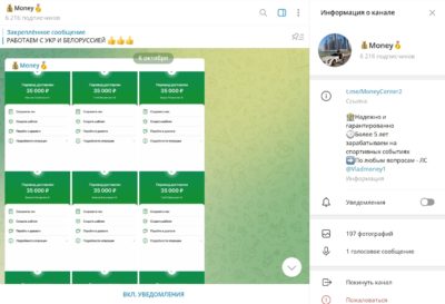 Статистика Money