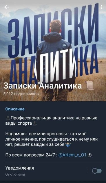 Телеграмм канал Записки Аналитика