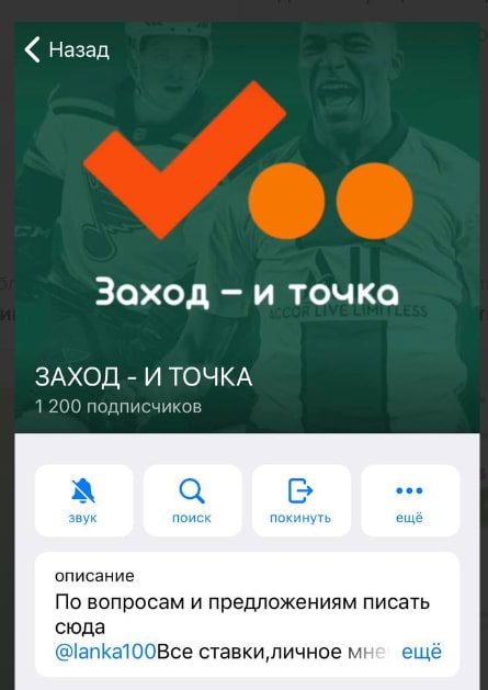 Каппер Заход и Точка