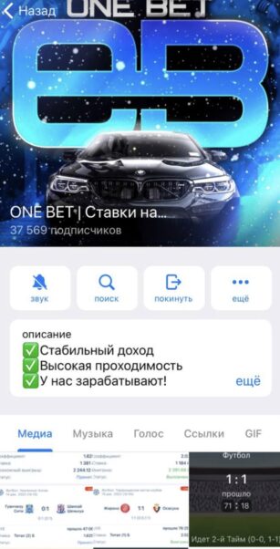 Каппер ONE BET