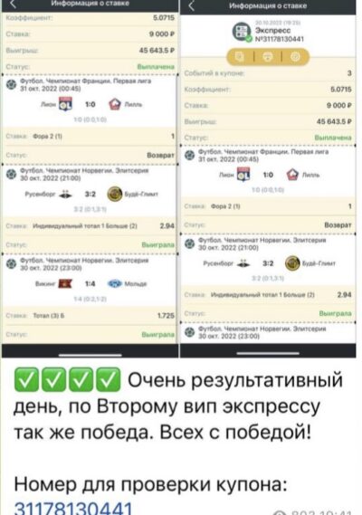 ONE BET отчетность