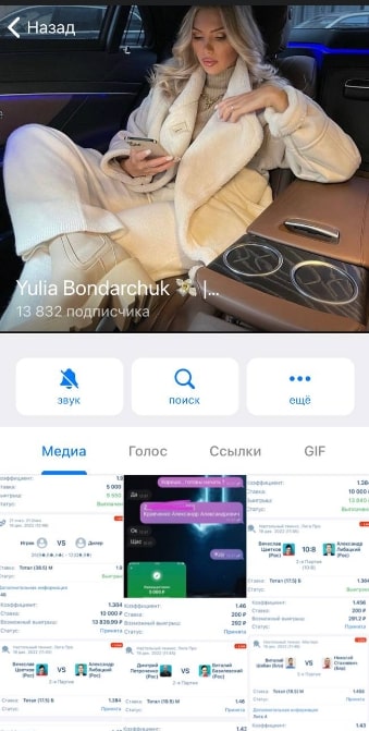 Телеграм канал Yulia Bondarchuk