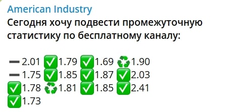 American Industry статистика