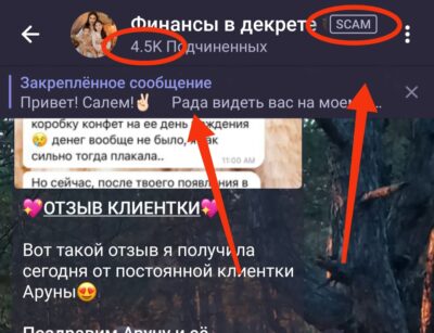 Финансы в декрете скам