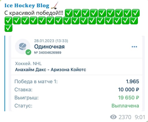 Ice Hockey Blog статистика