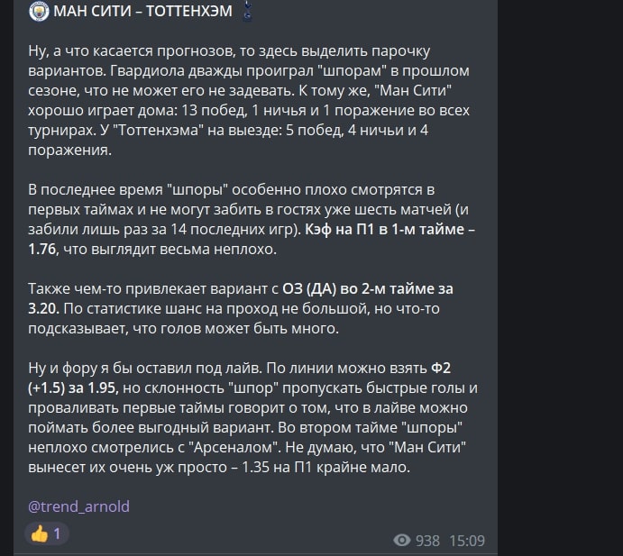 Канал Тренд Арнольда