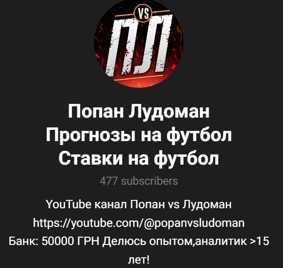 Попан Лудоман телеграмм