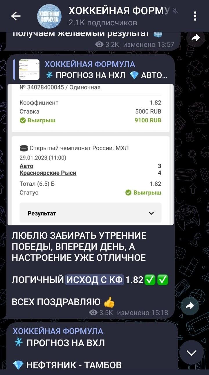 Проект Хоккейная Формула