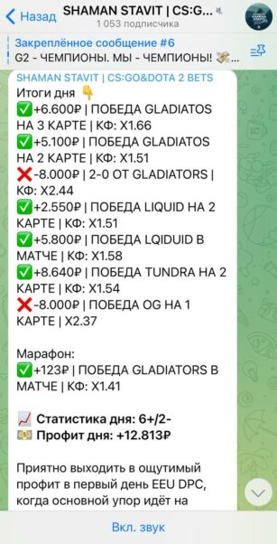 Статистика канала SHAMAN STAVIT