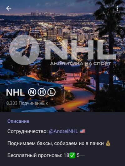 Телеграмм AndreiNHL