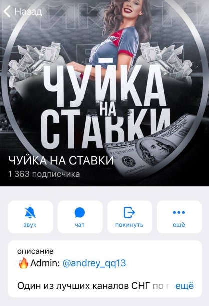Чуйка на ставки телеграмм