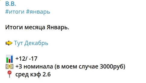 B.B итоги Февраль