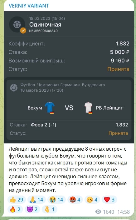 Канал VERNIY VARIANT