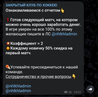 Проект Закрытый клуб по хоккею