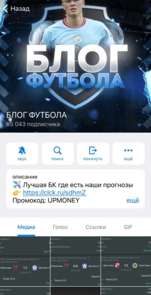 Блог футбола от Артура Блажевича в телеграмм