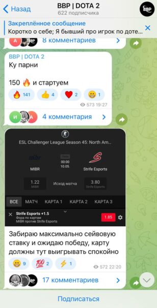 Прогнозы BBP