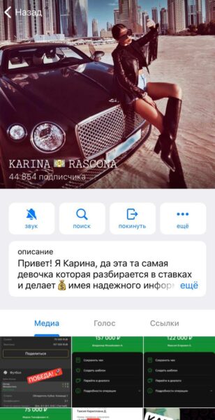 KARINA ELUNISITA телеграмм