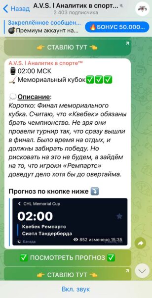 Проект Аналитик в спорте