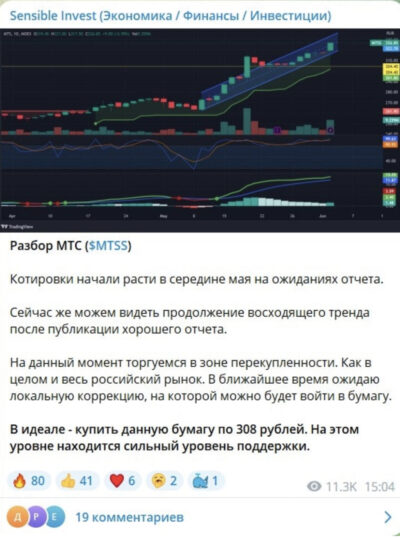 SENSIBLE INVEST телеграм