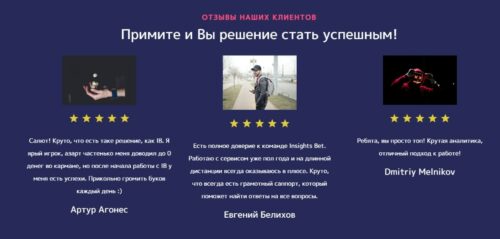 Insights Bet отзывы