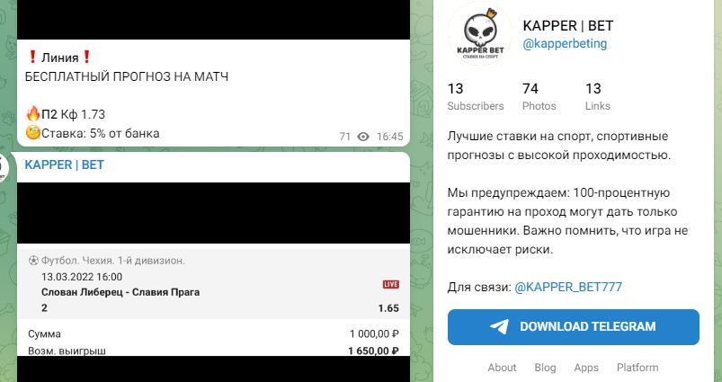 Проект KAPPER BET