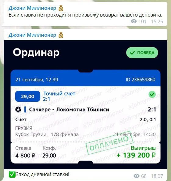 Проект Джони Миллионер