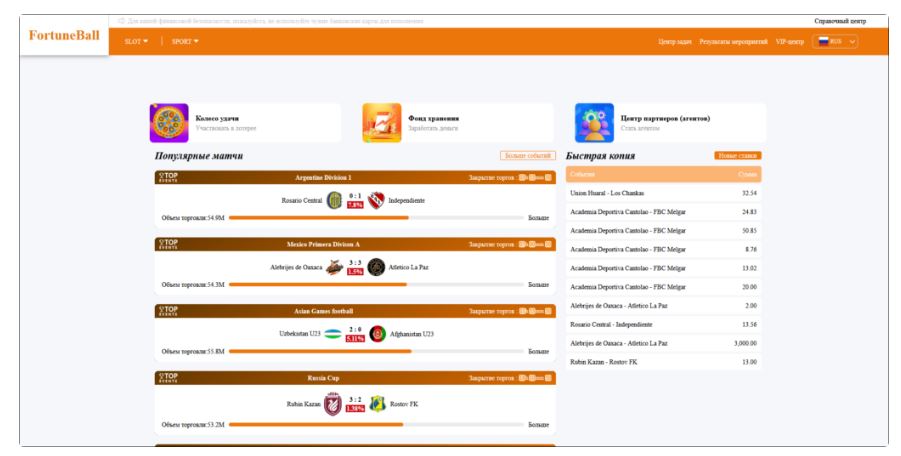 Проект Fortuneball