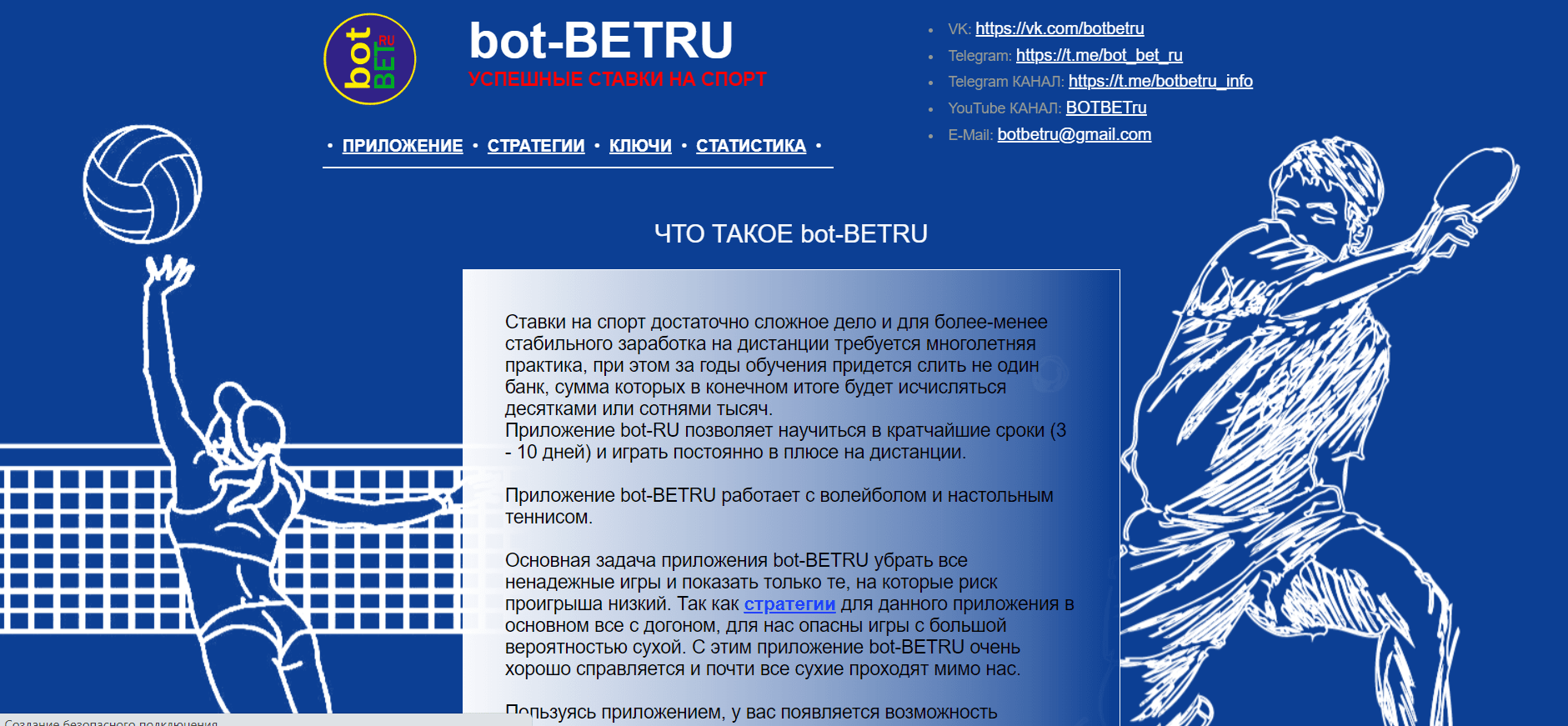 Сайт Botbet