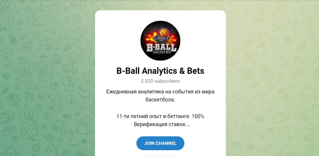 B-Ball Analytics телеграм