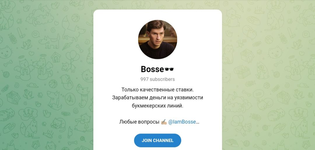 Bosse телеграм