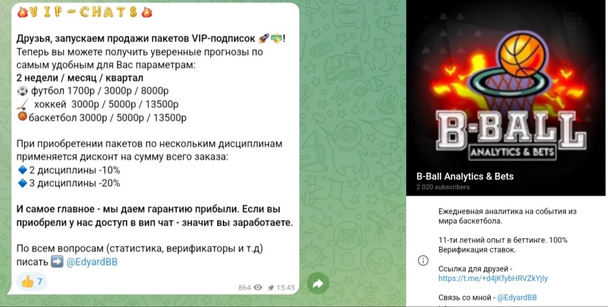 B-Ball Analytics телеграм пост