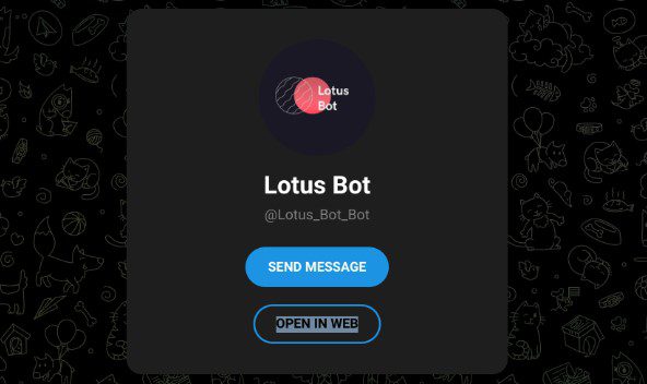 Lotus Bot телеграм