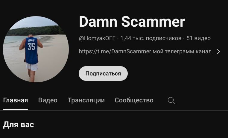Damn Scammer ютуб