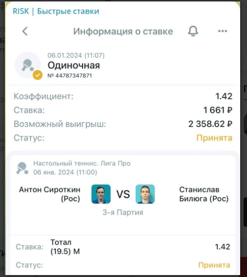 risk быстрые ставки на спорт